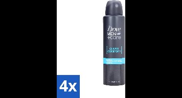 Dove Men+Care - Clean Comfort - Deospray - Anti-Transpirant - 150 ml - Voordeelverpakking - 4 stuks
