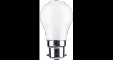 Standaard 230 V LED-kogellamp B22d 470lm 4,7W 2700K dimbaar Opaal