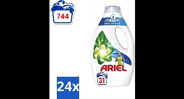 Ariel Original - Actieve Geurbestrijding - Vloeibaar Wasmiddel - Witte en Gekleurde Was - 31 Wasbeurten - Voordeelverpakking - 24 stuks