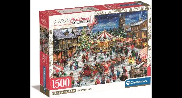 Clementoni – Puzzel – 1500 Stukjes – kerstmarkt – Puzzel Voor Volwassenen