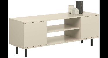Focus kasjmier RTV kast 135 cm - zwarte poten