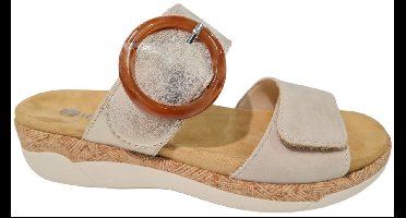Remonte Leren Dames Slippers - Wit - 36