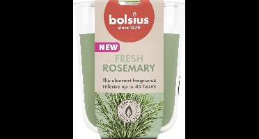 Bolsius - True Scents - 4 Geurkaarsen - Rozemarijn - Groen - Voordeelverpakking - Geur Kaars