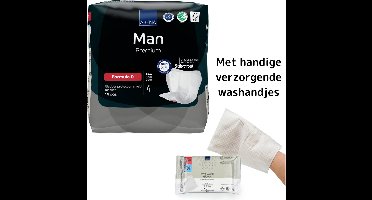 ABENA Man Premium Formula 0 - COMBI-DEAL met ABENA verzorgend wassen washandjes - 14 Stuks Incontinentieverband voor Mannen - Licht tot Matig Urineverlies