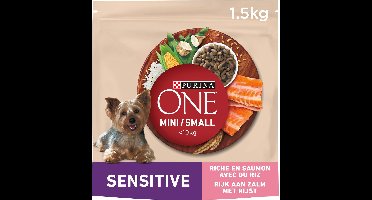 6x Purina One Delicate Mini Small - hondenvoer - Zalm - 1.5kg
