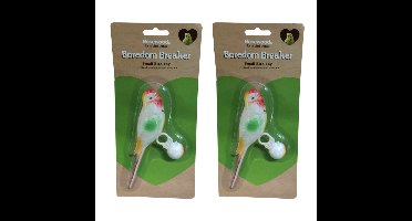 Rosewood Boredom Breaker Parkietenspeelgoed – Kleurrijke Vogelvorm