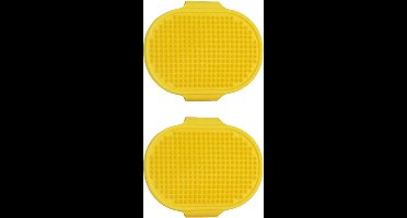 S&E Set van 2 Katten Muurkrabbers – Zelfmassage en Krabplezier voor Jouw Kat - 2X geel