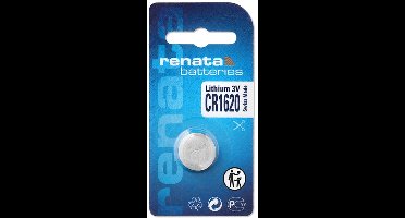 Renata CR1620 Lithium Knoopcel Batterij 1 Stuk
