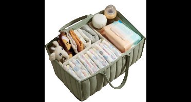 Modieuze Baby Luiermand - Organisator en Opbergmand voor Luiers - Perfect Babycadeau
