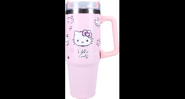 Hello Kitty Bottled Bliss - Schoolbeker en Drinkfles - 900ml - Stainless Steel - Roze