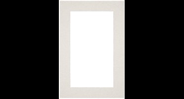 Passe-Partout Fotomaat 20x30 cm - Lijstmaat 36x48 cm - Lichtgrijs - Museumkarton - Fotolijst niet inbegrepen