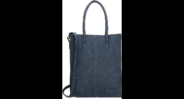 Zebra Trends Rosa Shopper - Jeansblauw