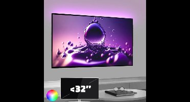 TV led strip | TV verlichting | TV Lamp | set met 1 RGB strip tot 32 inch | 1x 50cm led strip | Gaming accessoires | Led Light Strip | Licht strip