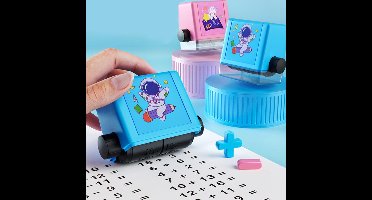 Generik Rekenstempel roller - Optellen & Aftrekken - Groep 3, 4 & 5 - 2 stuks