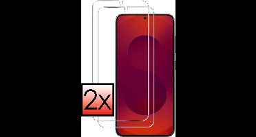 Screenprotector - 2 Stuks - Geschikt voor Samsung Galaxy S25 Plus - Extra Sterk - Beschermglas - Gehard Glas - Tempered Glass - Screen Protector - Bescherm Cover