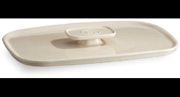 Emile Henry Deksel voor schaal rh 9650 - 245x180x30mm - Argile