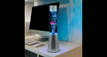 Mesa Living - Lavalamp - vis-motief - Sfeerverlichting - Nachtlampje - Draadloos