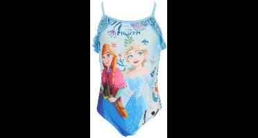 Frozen Badpak - Blauw - Maat 7/8 Jaar