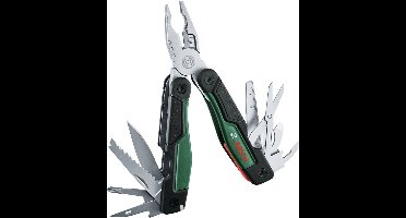 BOSH - 16-in-1 multitool - Roestvrij staal softgrip vergrendelingsfunctie 16 functies