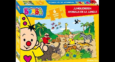 Bumba - Puzzel - 6 Stuk - Jungledieren