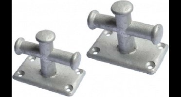 BREG Enkele gegalvaniseerde kruis bolders - Hoogte 88 mm