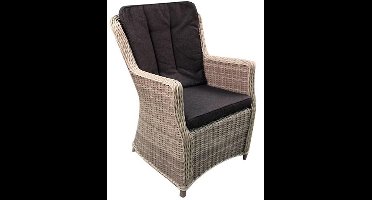 Canossa Dining stoel incl handgreep Wicker HM15 off white - stof 239