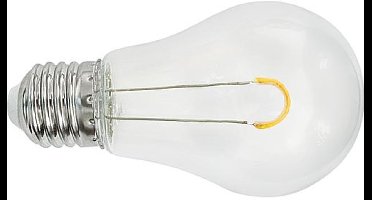 Led filament peer - spatwaterdicht (IP44) - 0,8W - 40 lumen - E27