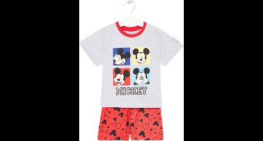 Disney Mickey Mouse Pyjama - Shortama - Rood - 98