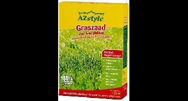 AZstyle Graszaad Herstel - Snelkiemend Gazon Gras – Herstelt kale plekken – Vogelwerende Coating – Geschikt voor Zon- en Schaduw Gazons - Snelle Kieming – 20 tot 30M² – 500 GR