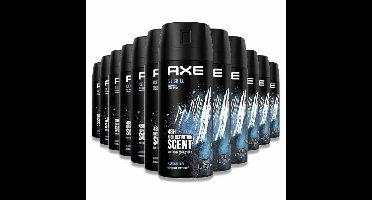 Axe Ice Chill Deodorant / Bodyspray - 12x 150 ml - Voordeelverpakking