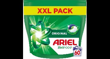 Ariel 3in1 Wasmiddel Pods Original - 60 Wasbeurten