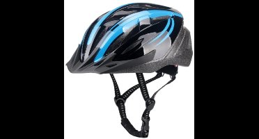 Falkx Helm met IN-MOLD technologie - L (58-61 cm) - blauw/zwart - Antibacteriële voering - NEN-EN 1078:2012+A1:2012