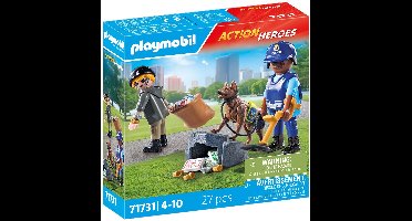 PLAYMOBIL Action Heroes Politiehond met boef 71731