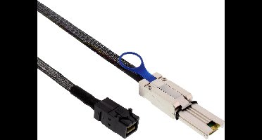 InLine® Mini SAS HD kabel, SFF-8643 naar SFF-8088, 2m
