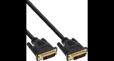 InLine® DVI-D aansluitkabel Premium, digitaal 24+1 male / male, Dual Link, 7,5m