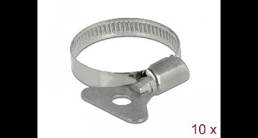 Delock Butterfly Hose Clamp 25 - 40 mm 10 pieces metal