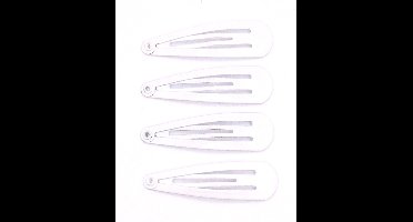 Klik-klak haarspeldjes wit klein