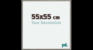 Your Decoration - Fotolijst 55x55 cm - Aluminium - Mercury Structuur - New York