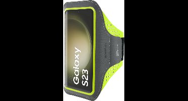 Hardloop Sportarmband geschikt voor Samsung Galaxy S23 - Groen - Mobiparts