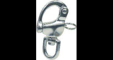 Seilflechter - Snapsluiting - Warteloog - RVS - Maat: 87x16mm