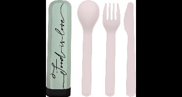 BioLoco PLA bestekset food is love - 16cm