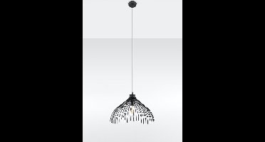 Sollux Lighting Hanglamp Umb - 125x40x40cm - E27 - zwart - staal
