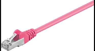 CAT5e FTP patchkabel - 7,50 meter Roze - netwerkkabel - internetkabel - UTP kabel - RJ45 - 1000 mbit/s