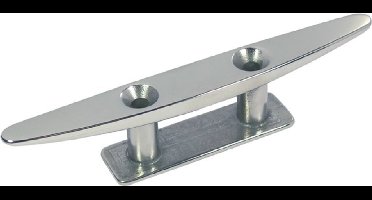 BREG - RVS boot kikkers 2 gats - RVS A4-AISI 316 - Lengte 125 mm