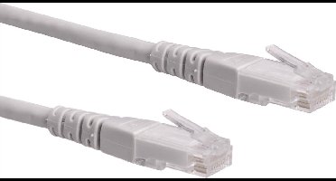 ROLINE Patchkabel Cat.6 UTP (Class E), grijs, 2 m
