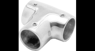 Seilflechter - Railing T-Stuk - 90 Graden - RVS - 22mm - Maat: Default