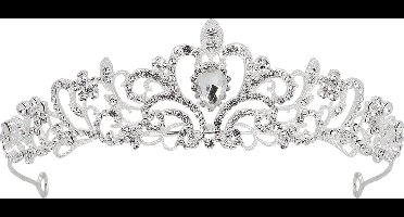 Boland - Metalen tiara Royal Mary - - Volwassenen - Vrouwen - Prinsen en Prinsessen