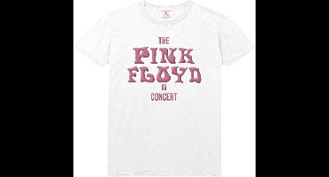 Pink Floyd - In Concert Heren T-shirt - S - Wit