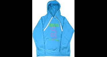 Nirvana - Serve The Servants Neon Hoodie/trui - M - Blauw