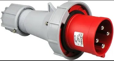 ABL CEE stekker 63A 4-polig - Rood